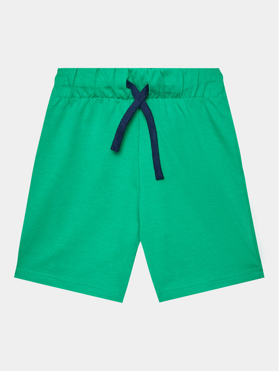 United Colors Of Benetton Pantaloni scurți sport 3BL0G900Q Verde Regular Fit