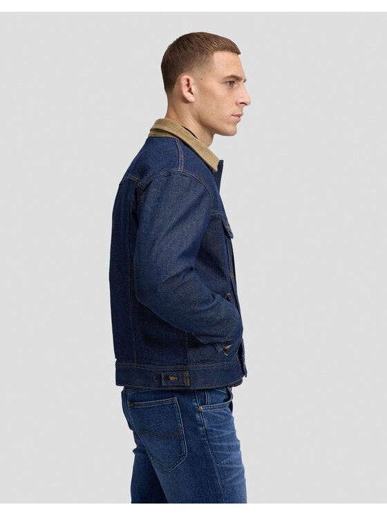 Lee Lee Kurtka jeansowa STORM RIDER JACKET Niebieski Regular Fit