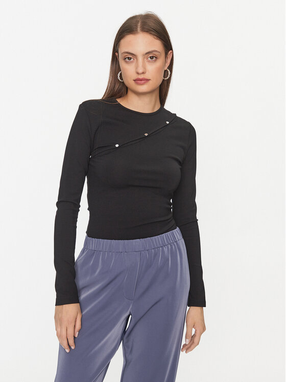 Samsøe Samsøe Blúzka Luanne F23300128 Čierna Regular Fit