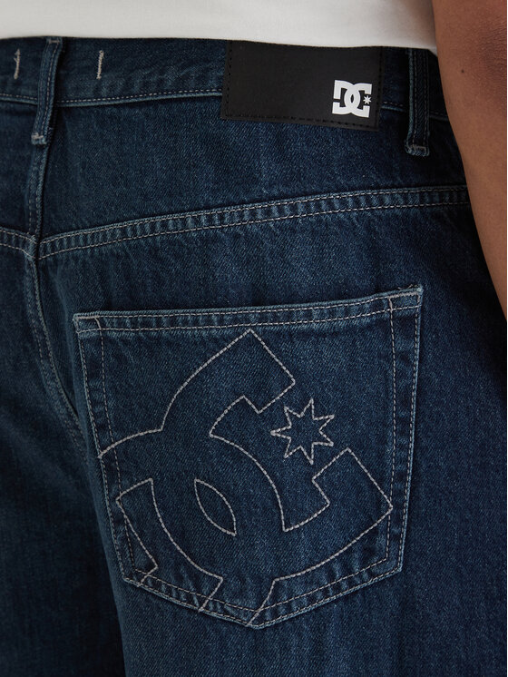 DC Shoes DC Shoes Jeansy Worker EDYDP03433 Granatowy Baggy Fit