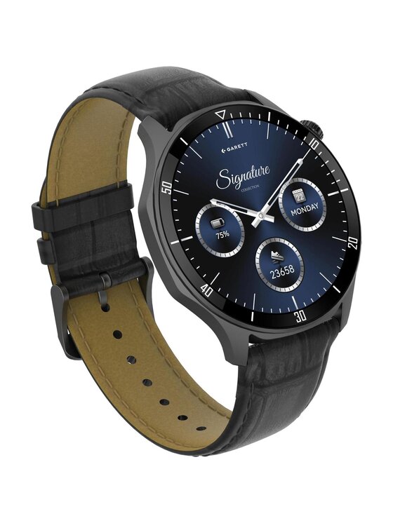 Garett Garett Zegarek 5904238485149-PAY-BLACK Czarny