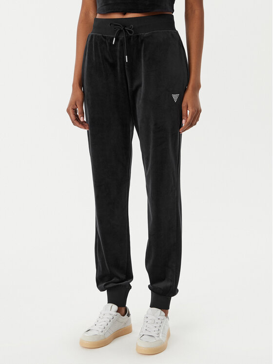 Guess Guess Sporta bikses V3BB27 K0232 Melns Regular Fit