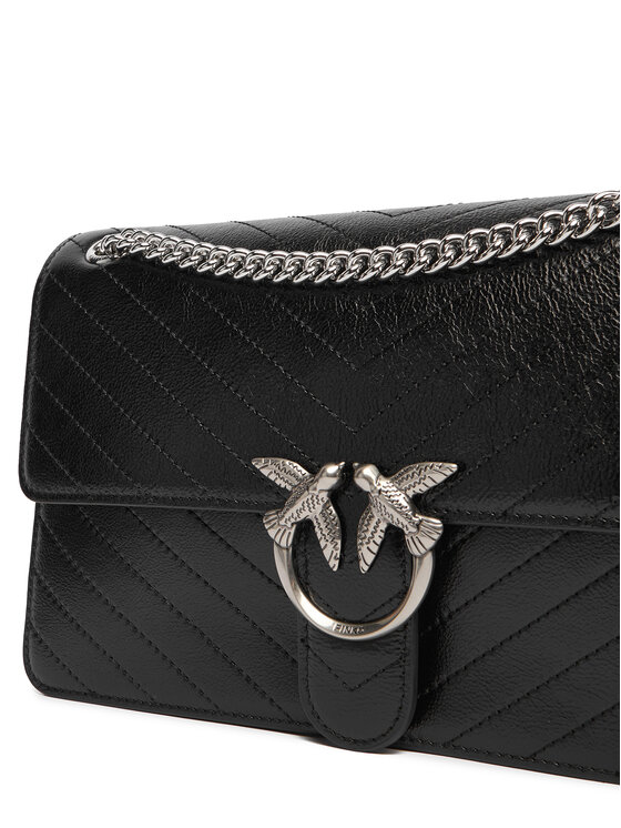 PINKO PINKO Ročna torba Love One Light Classic AI 25-26 PLTT 106174 A2JC Črna