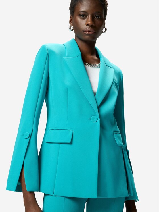 PINKO PINKO Giacca da abito CARCIOFO GIACCA CANVAS TECNICO Verde Regular Fit