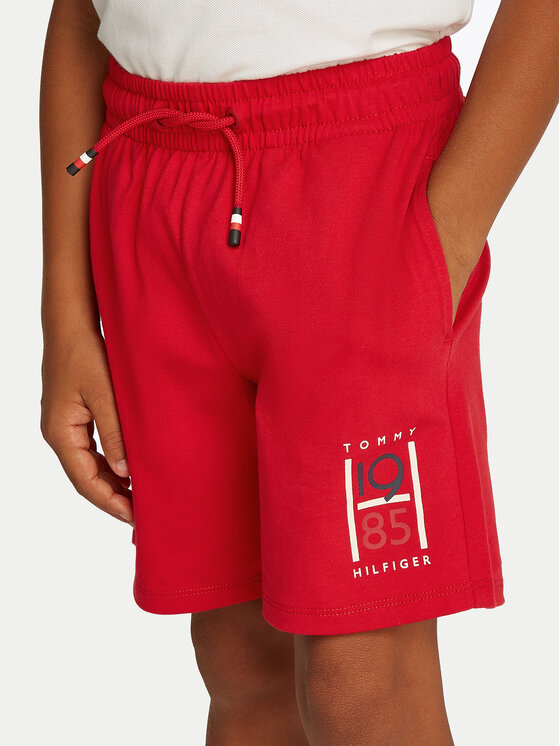 Tommy Hilfiger Tommy Hilfiger Sport rövidnadrág Graphic KB0KB09477 Piros Regular Fit