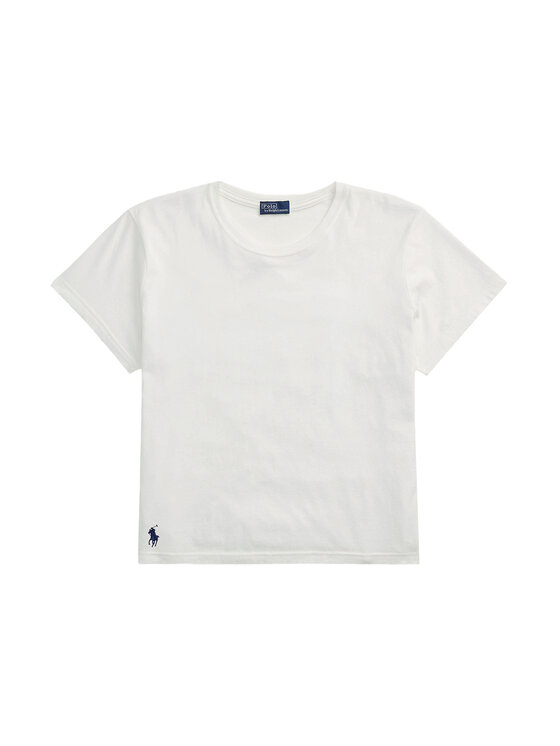 Polo Ralph Lauren Polo Ralph Lauren Marškinėliai 211967102001 Balta Classic Fit