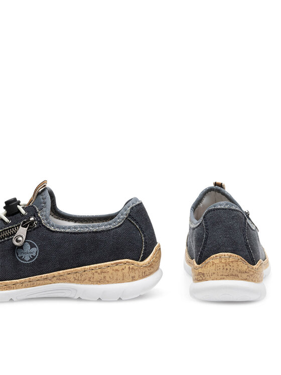 Rieker Rieker Sneakersy N4263-16 Granatowy