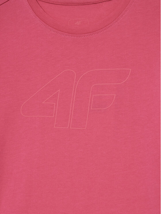 4F 4F Тишърт 4FJWMM00TTSHF1803 Розов Regular Fit