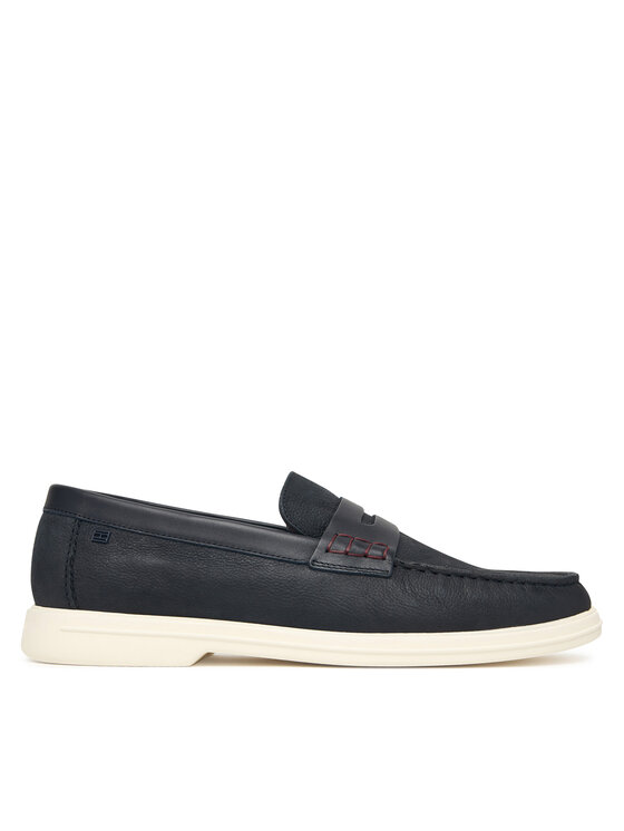 Tommy Hilfiger Tommy Hilfiger Mokasíny Mix FM0FM05785 Tmavomodrá