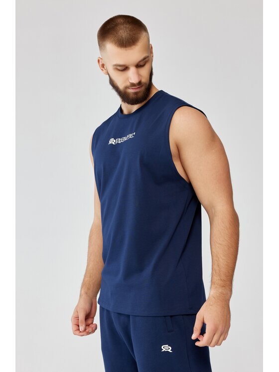 ROUGH RADICAL ROUGH RADICAL Koszulka techniczna UNIT Granatowy Slim Fit