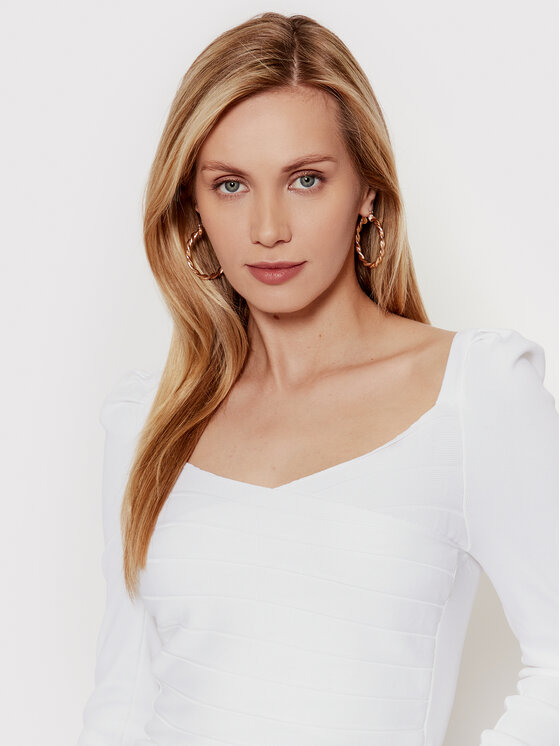 DeeZee DeeZee Blusa Prague 14619 Bianco Slim Fit