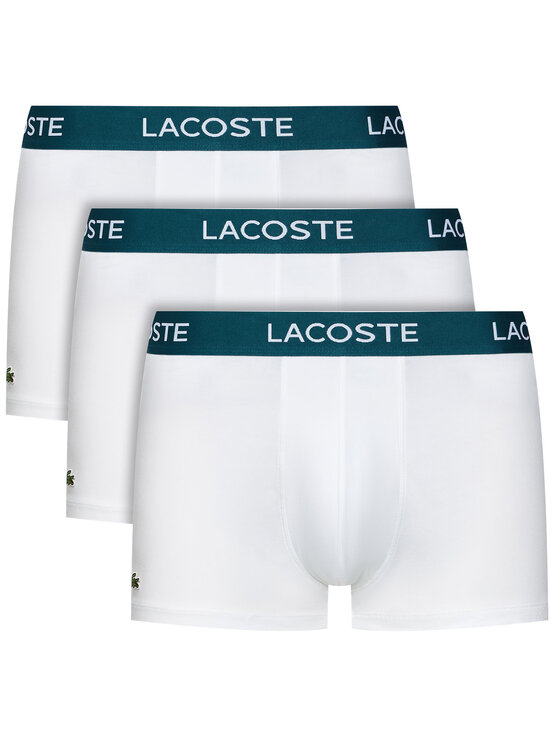 Lacoste 3 bokseršortu pāru komplekts 5H3389 Balts