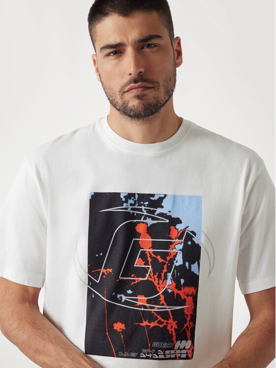 Guess Guess T-Shirt 175753 Biały Classic Fit