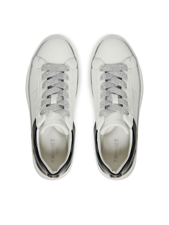 TWINSET TWINSET Sneakersy 251TCP042 Biały