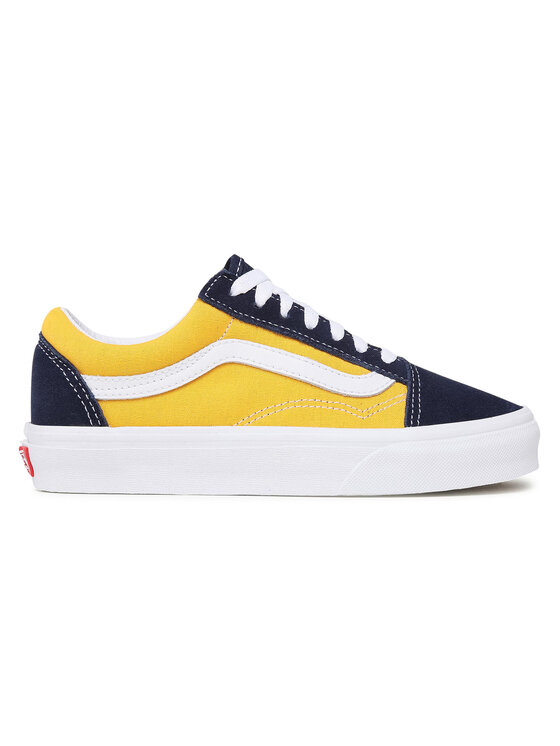 Vans old skool outlet yellow and blue