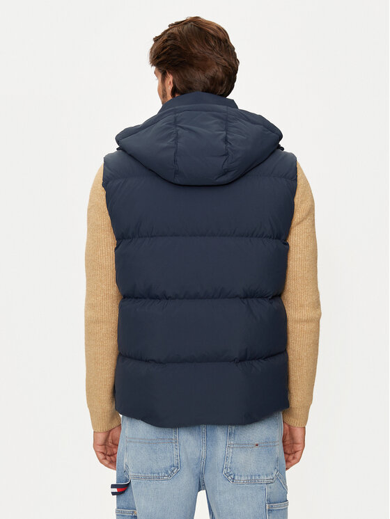 Tommy Jeans Tommy Jeans Prsluk Essential DM0DM20465 Tamnoplava Regular Fit