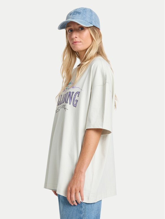 Billabong Billabong Majica Wave Out EBJZT00481 Bela Loose Fit