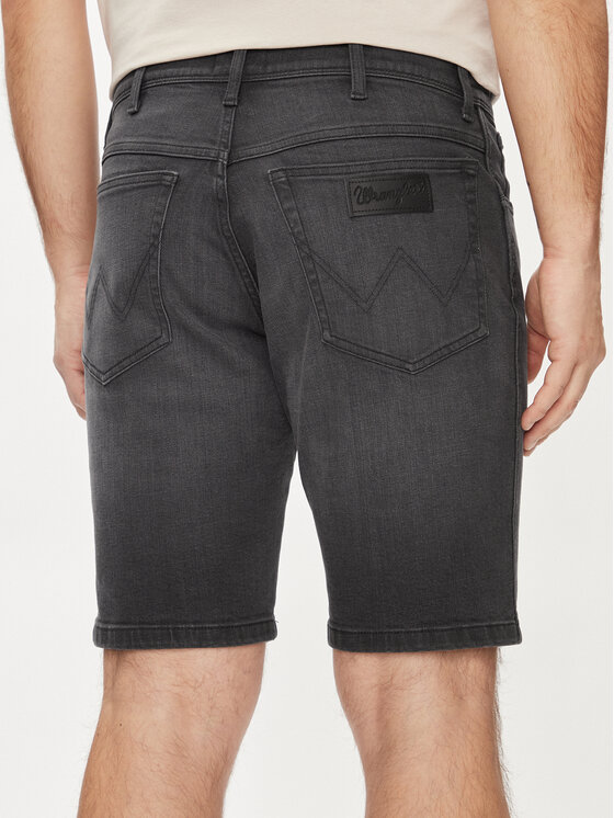 Wrangler Wrangler Jeansshorts Texas 112350869 Schwarz Regular Fit