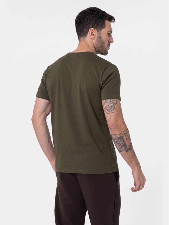 BASICLO BASICLO T-Shirt W-2325-88 Khaki Regular Fit
