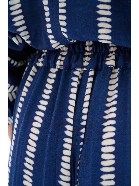 blue shadow blue shadow Spodnie materiałowe Azari Granatowy Regular Fit