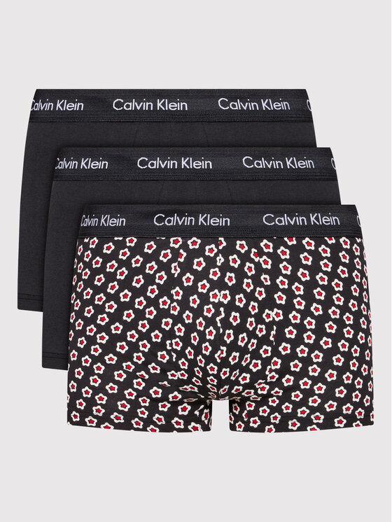 Italian Sea bream clergyman Calvin Klein Underwear Set 3 perechi de boxeri 000NB3055A Negru • Modivo.ro