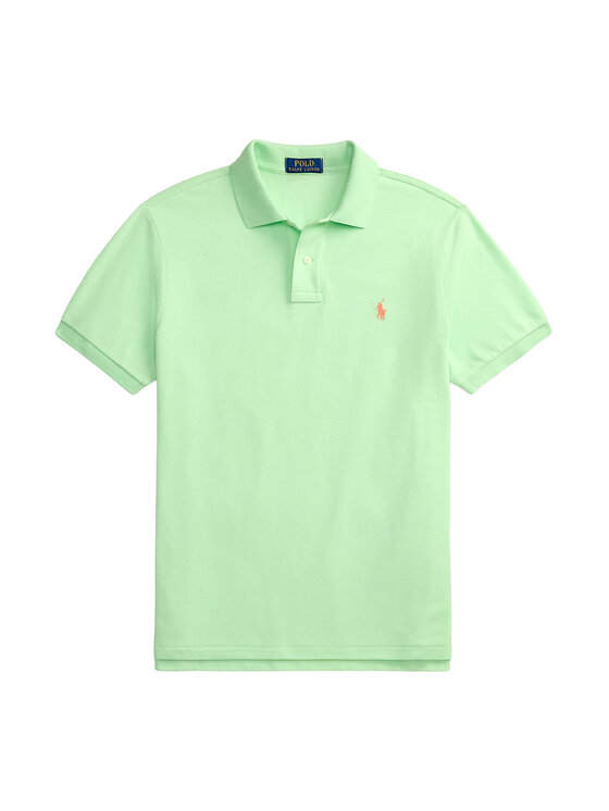 Polo Ralph Lauren Polo Ralph Lauren Polo 710536856502 Zielony jasny Slim Fit
