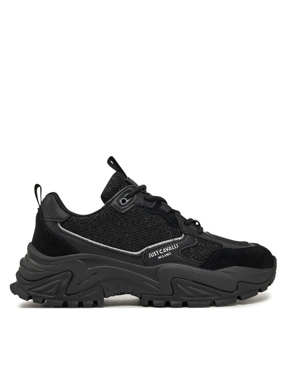 Just Cavalli Sneakersy 78RA3SC1 Čierna