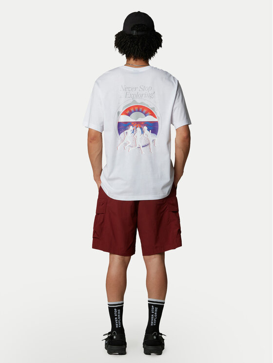 The North Face The North Face T-shirt Unisex SS Never Stop NF0A8C3A Bijela Relaxed Fit