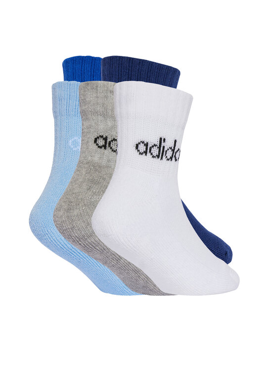 adidas adidas Set od 5 pari dječjih viskokih čarapa Kids Lin Ank 5P JF8542 Šarena
