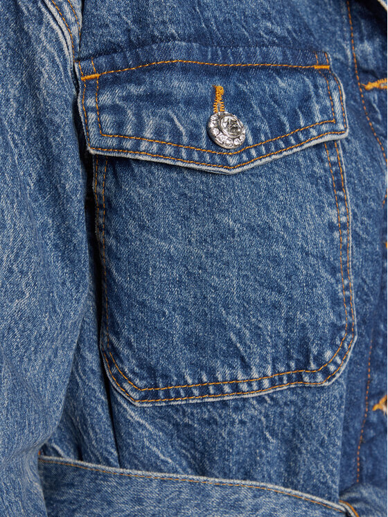 Liu Jo Liu Jo Kurtka jeansowa UF2112 D4746 Niebieski Regular Fit