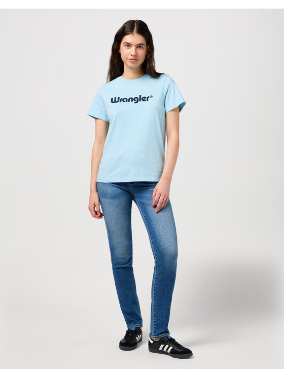 Wrangler Wrangler Jeansy SLIM Niebieski Slim Fit