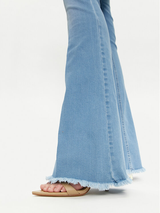 Rinascimento Rinascimento Jeansy CFC0117717003 Modrá Flare Fit