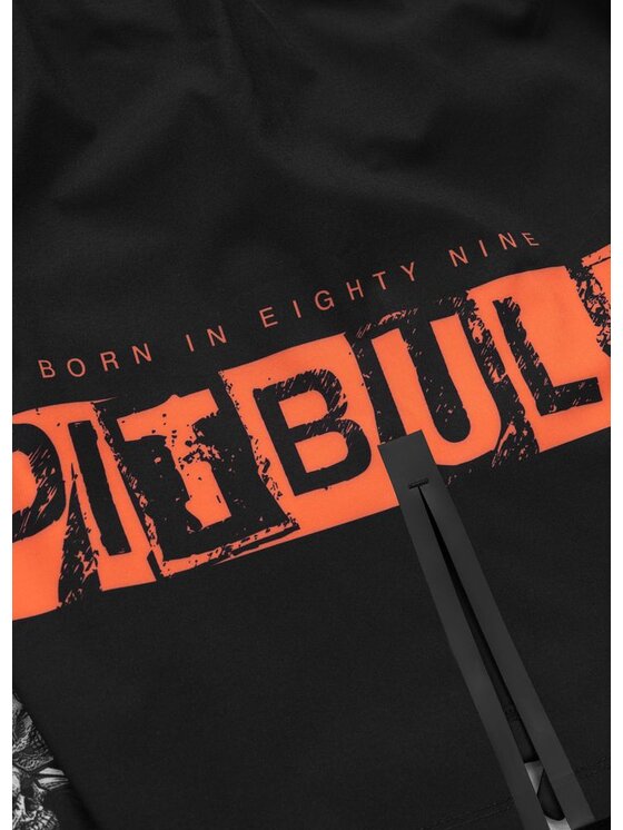 PITBULL PITBULL Szorty sportowe BLACKY Czarny Regular Fit