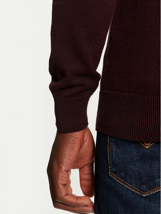 Brave Soul Brave Soul Dolčevita MK-230HUME05 Tamnocrvena Regular Fit