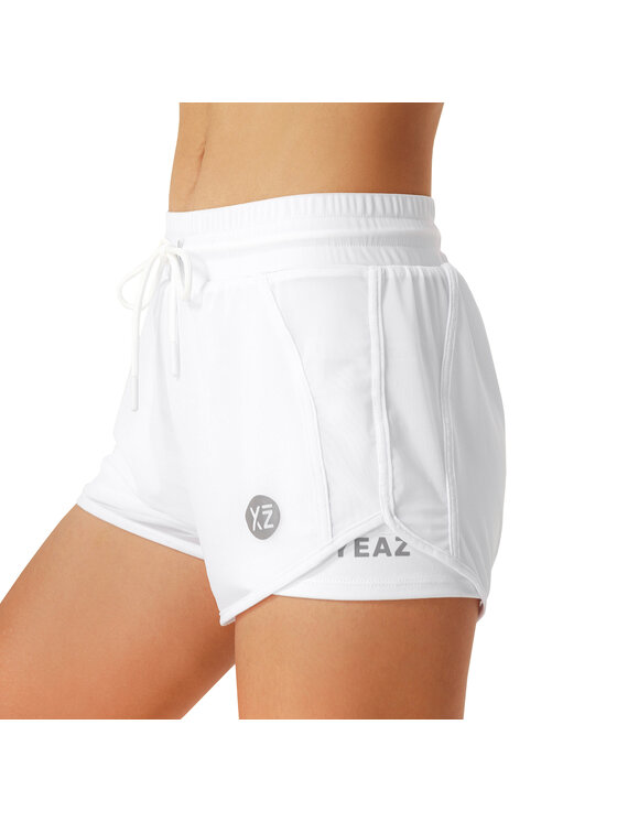 Yeaz Yeaz Szorty sportowe SQUAT Sportshorts Biały Regular Fit