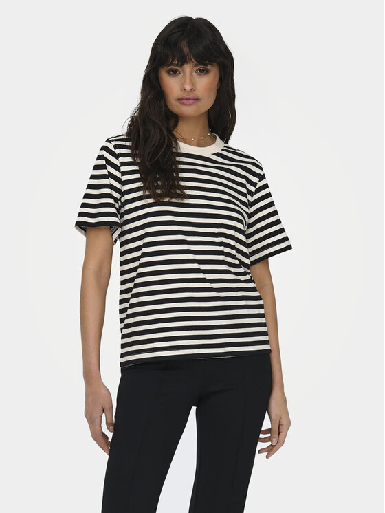 ONLY ONLY T-Shirt Livina 15272227 Czarny Regular Fit