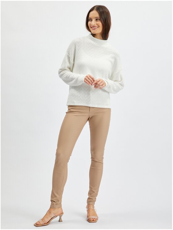 Orsay Orsay Sweter 180203001000__M Biały Regular Fit