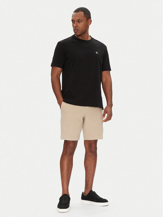BOSS BOSS Kratke hlače iz tkanine H-Slice-Shorts1 50543951 Bež Slim Fit