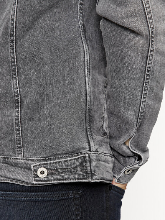 Pepe Jeans Pepe Jeans Kurtka jeansowa PM402805 Szary Regular Fit