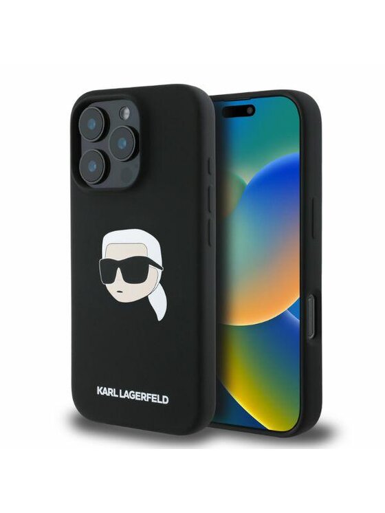 KARL LAGERFELD KARL LAGERFELD Etui na telefon Apple iPhone 15 Pro Max Czarny