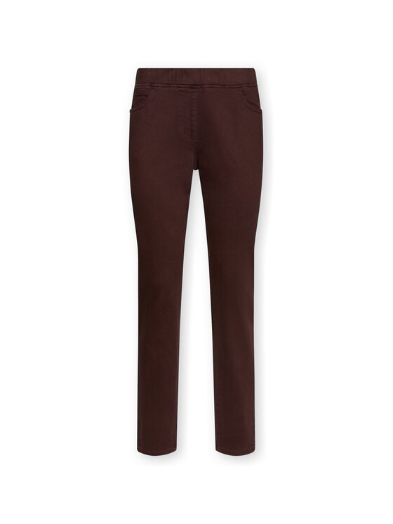 Elena Mirò Elena Mirò Pantaloni di tessuto P152G000436N039 Bordeaux Slim Fit