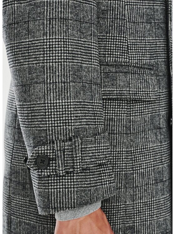 Pako Lorente Pako Lorente Płaszcz P24WF-7X-003 Szary Classic Fit
