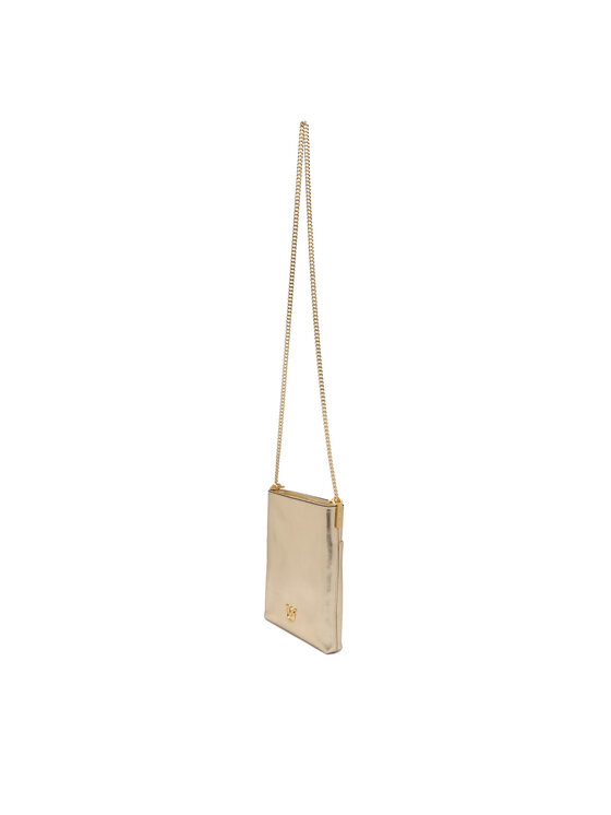 PINKO PINKO Ročna torba Flat Satchel AI 25-26 PCPL 105352 A2O9 Zlata