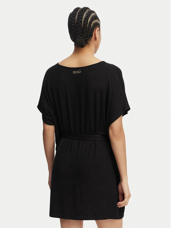Liu Jo Beachwear Liu Jo Beachwear Strandkleid VA5164 JS360 Schwarz Relaxed Fit