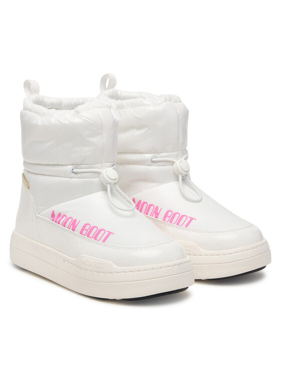 Moon Boot Moon Boot Cizme de zăpadă Jr Park Tube Mid Glitter Wp 80D3440110 S Alb