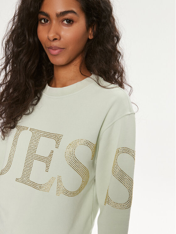 Guess Guess Μπλούζα Vintage Logo W4GQ10 KC8I0 Κίτρινο Relaxed Fit