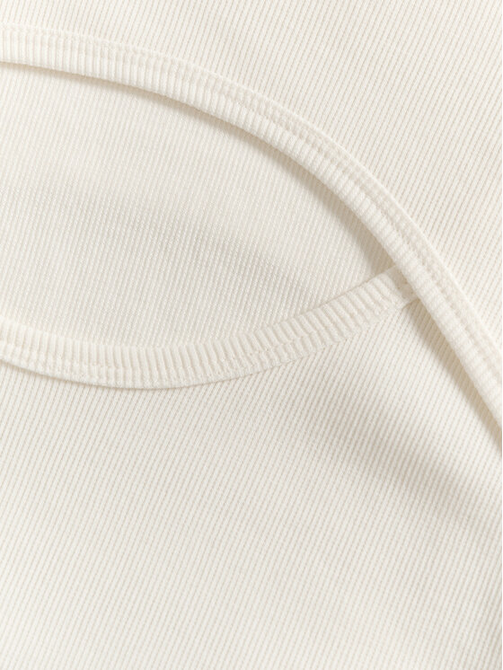 Karen by Simonsen Karen by Simonsen Bluse Mandarina 10104770 Écru Regular Fit