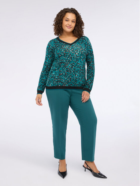 Fiorella Rubino Fiorella Rubino Maglione M782L008180N0S5 Turchese Regular Fit