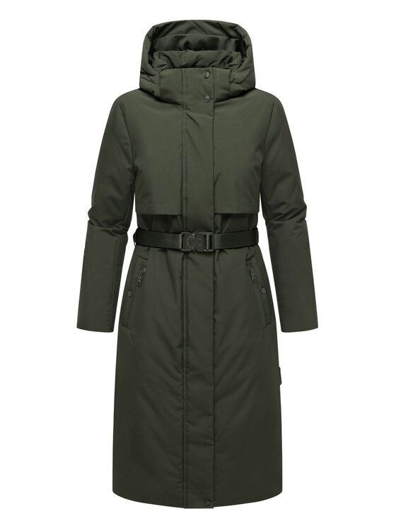 Navahoo Navahoo Kurtka zimowa Waldbummler Zielony Regular Fit