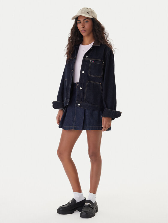 Tommy Jeans Tommy Jeans Džinsa jaka Chore DW0DW21981 Tumši zils Regular Fit